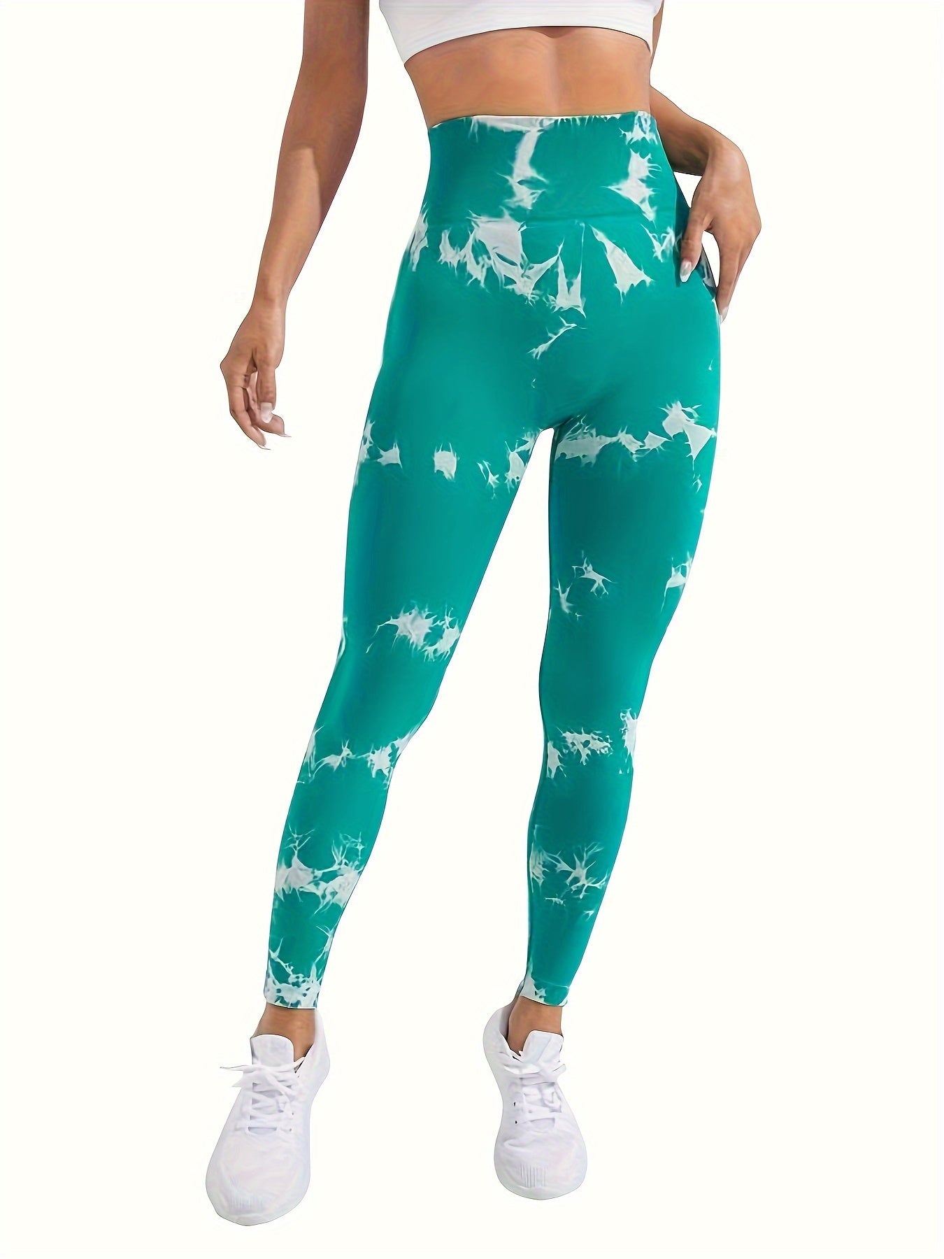 Tie Dye High Waist Yoga Leggings Fitness Pants