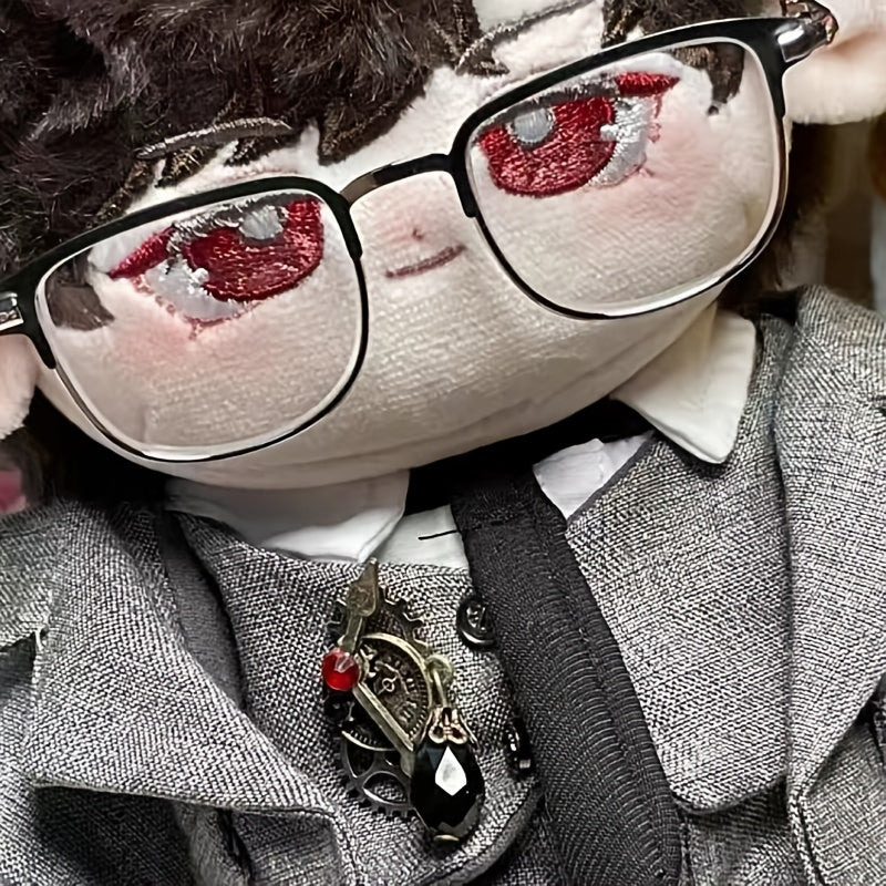 Cartoon Boy Doll Clothes Set Vest Shirt Pants Tie Belt