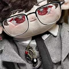 Cartoon Boy Doll Clothes Set Vest Shirt Pants Tie Belt