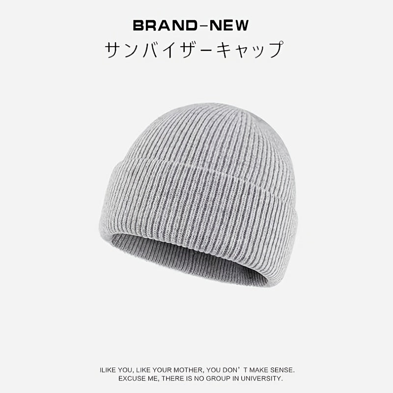Outdoor Winter Wool Cap Flip Up Cold Hat Heap Hat