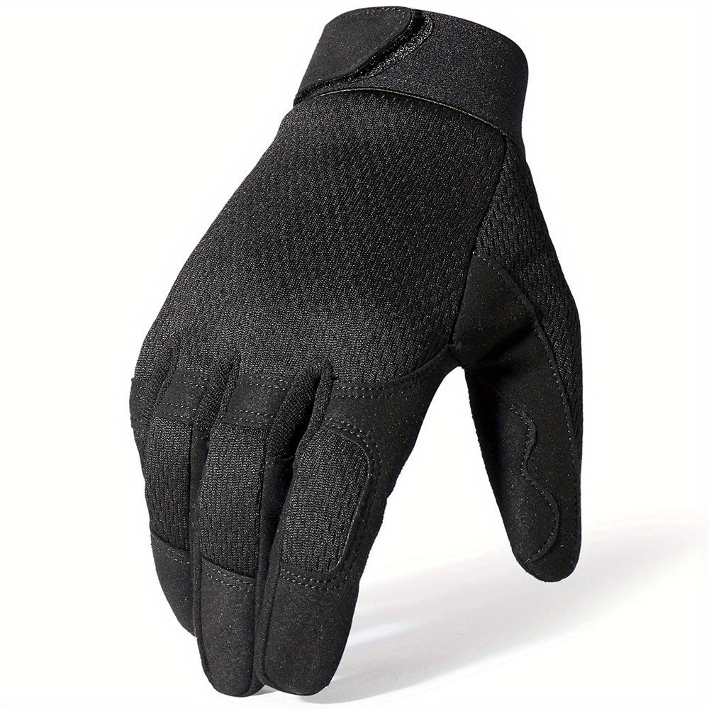 Men's Camo Touch Screen Motorcycle Gloves Flexible Breathable