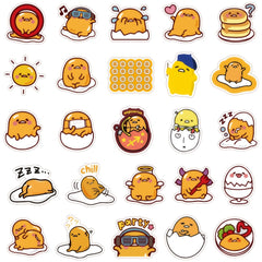 120 PCS Lazy Cartoon Stickers PVC Waterproof Stickers