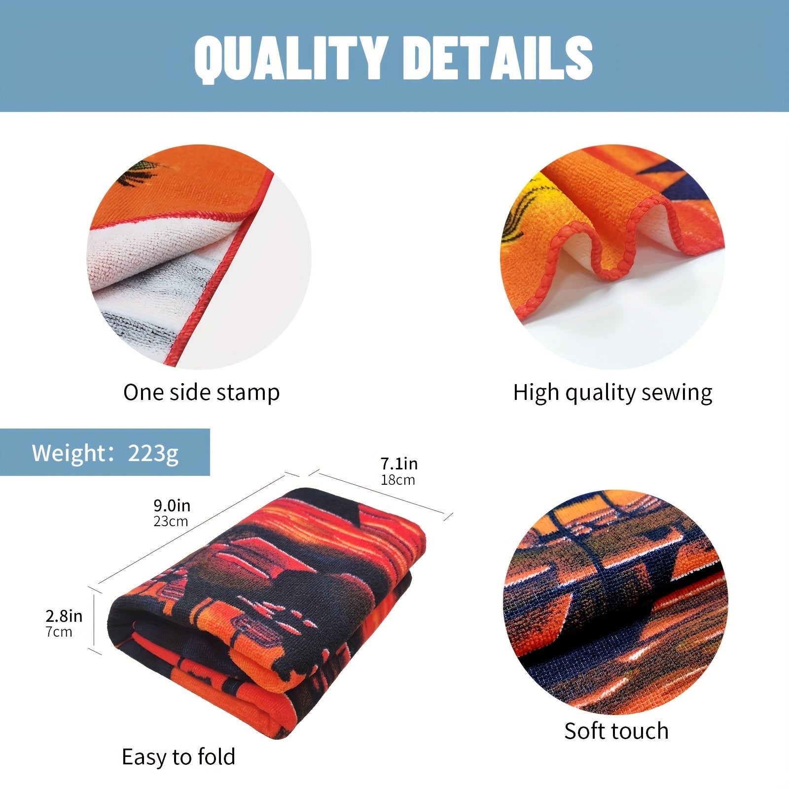 Mutao Microfiber Beach Towel Quick Drying Soft 69x139cm