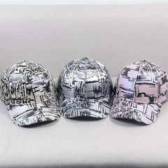 Print Baseball Cap Unisex Dad Hats Hip Hop Casual Adjustable Sun Hats