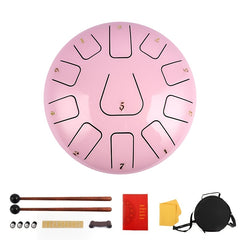 8 inch 11 tone Tongue Drum Percussion Instrument Sound Crisp Pleasant