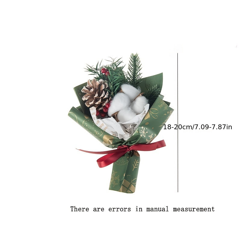 Christmas Pinecone Bouquet for Women
