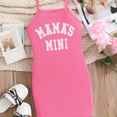 Girls 'Mama's Mini' Cami Dress Slim Fit for Summer