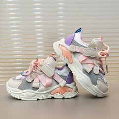 Kids' Comfy Block Mesh Running Shoes - Outdoor Activities