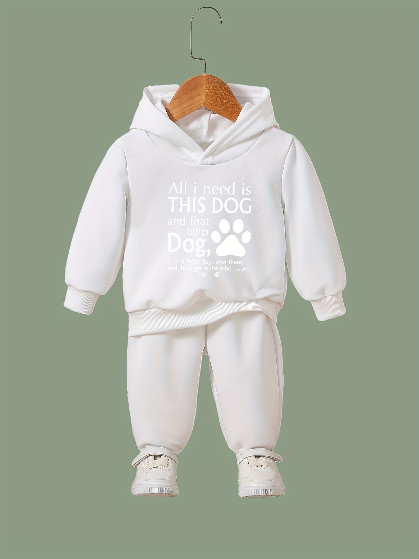 Girl's 2-Piece Sporty Outfit Set, Perfect for Spring and Fall