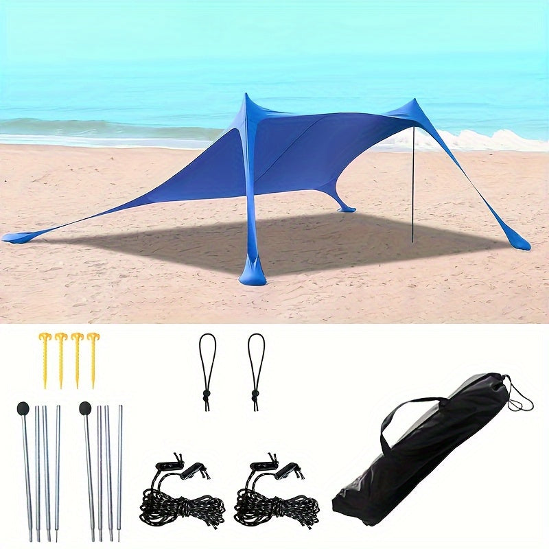 Portable Beach Tent Camping Canopy Beach Shelter For Outdoor Activities