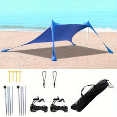 Portable Beach Tent Camping Canopy Beach Shelter For Outdoor Activities