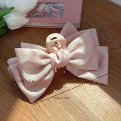 Bow Knot Hair Claw Shark Claw Hair Accessories For Girls Women