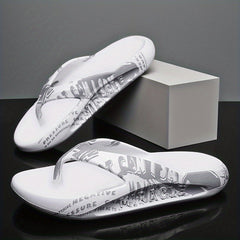 Men's Thong Sandals Casual Non Slip Flip flops Shoes For Indoor Outdoor Beach