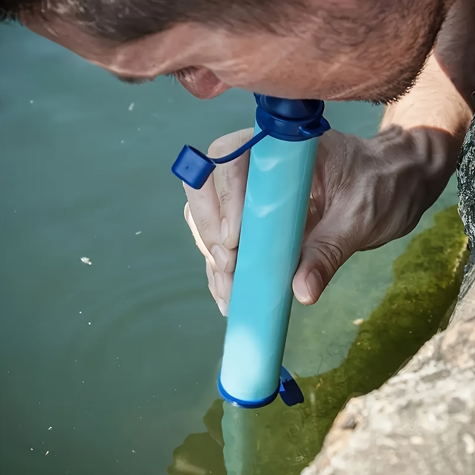 Outdoor Water Filter Straw Emergency Survival Gear Water Purifier Camping