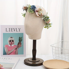Simulated Flower Garland for Girls Party Headdress