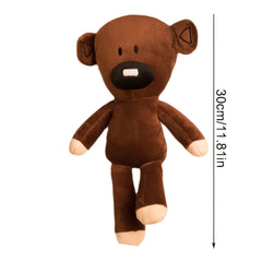 Brown Teddy Bear Plush Toy 11.81'' Soft Stuffed Animal