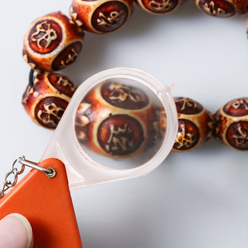 Foldable Keychain Magnifying Glass for Senior and Teen Reading