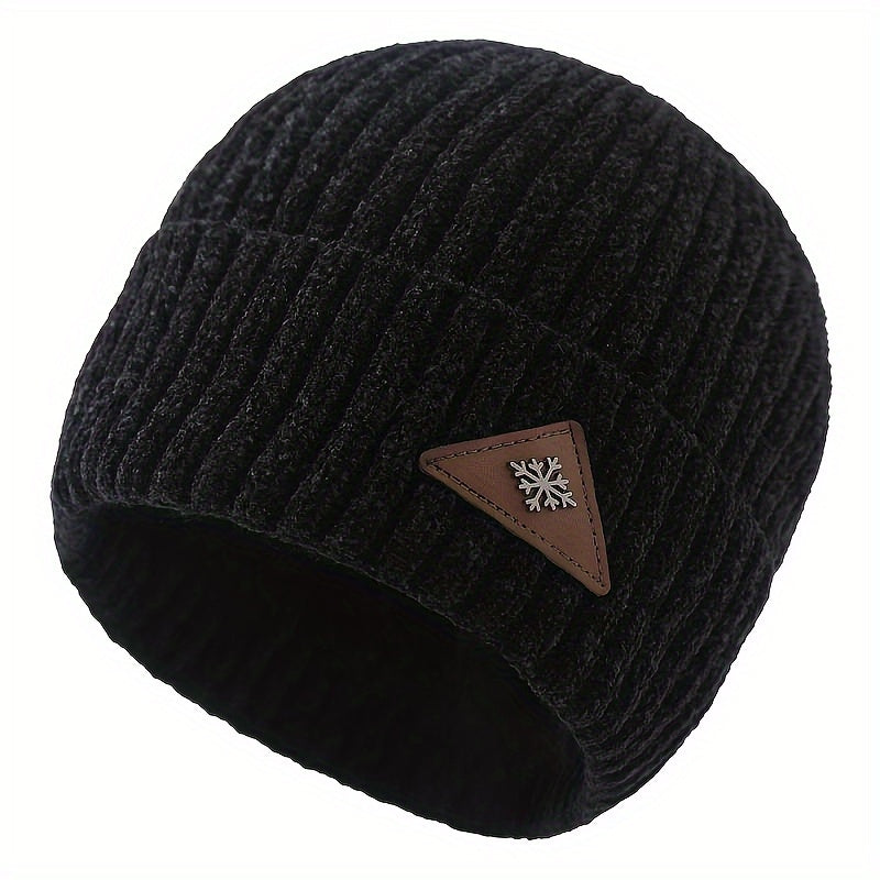 Winter Knitted Beanie Hat Ear Protection Warm Hat
