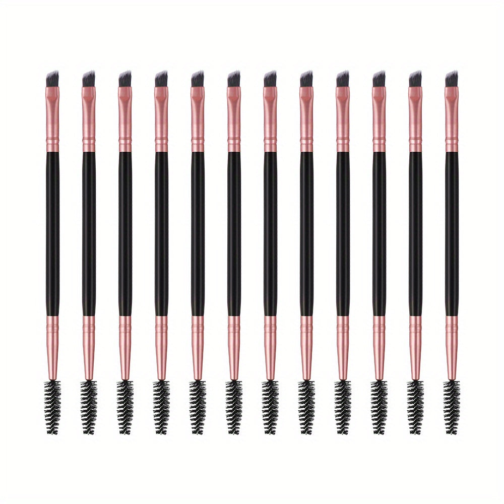 Double Ended Eyebrow and Eyeliner Brush Set