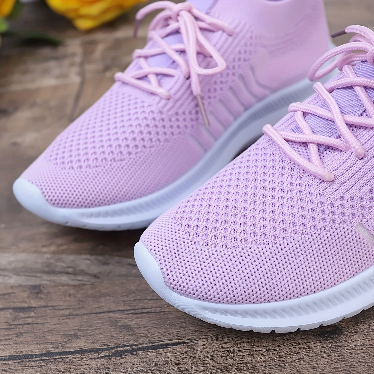 Soft Thick Bottom Mesh Breathable Running Shoes Non Slip
