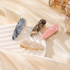 4pcs Marbling Barrettes Hair Clips Hair Claw Accessories for Girls