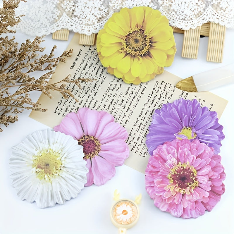 3D Visual Flower Sticky Notes 25 Sheets Pack