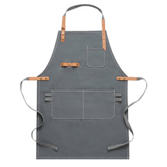 Adjustable Heavy Duty Canvas Apron, Brown, 28in x 35in