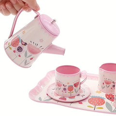 Girls Toys Tea Set Toy DIY Pretend Play Toy for Children Kids