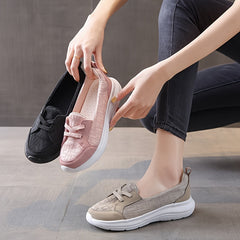 Women's Non Slip Casual Walking Shoes Lightweight Slip on Outdoor Flats