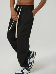 Casual Solid Drawstring Joggers Men's Pants Spring Fall