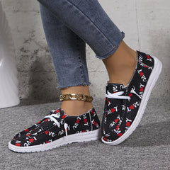 Flat Slip On Casual Shoes for Women Lightweight Soft Comfortable Walking Shoes