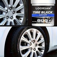 Tire Refurbishment Coating Paste Wax Polish Gloss Cleaner Protecting Tires
