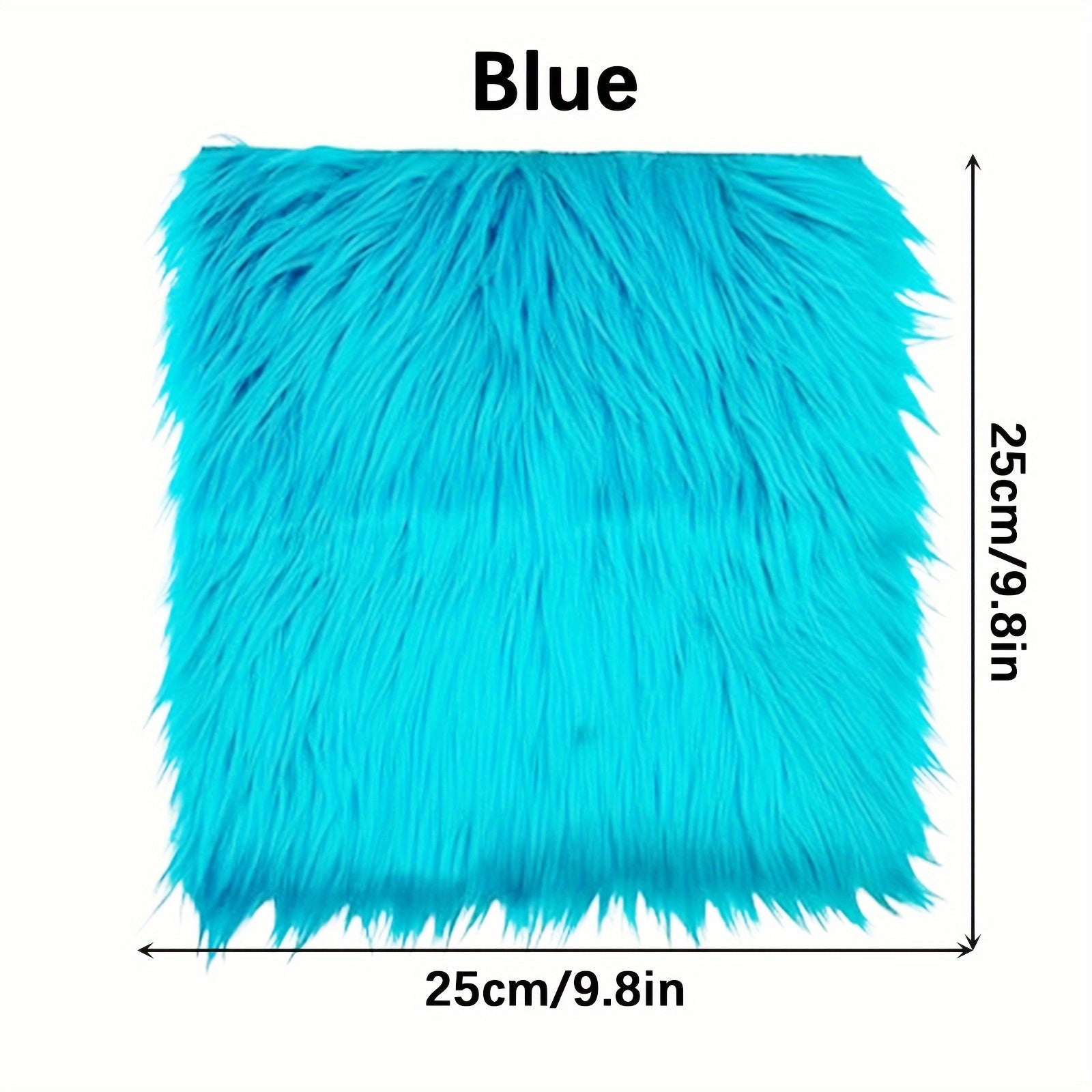 Faux Fur Fabric Doll Beard for Fursuit Cosplay Costume Dwarf Craft
