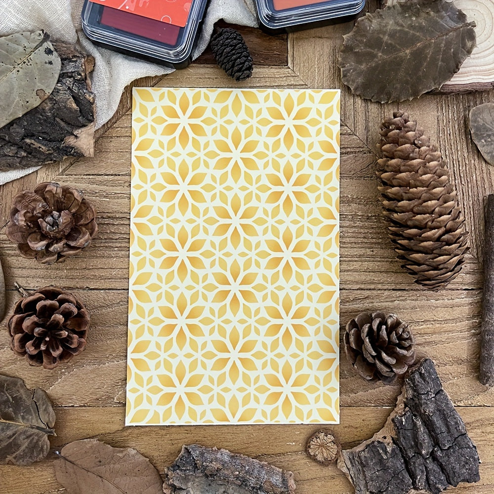 Small Flower Background Stencils Shoe Graffiti DIY Art Stencils