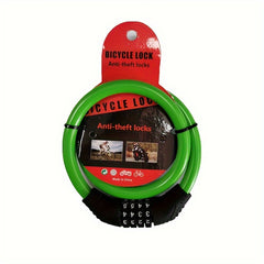 4 Digit Combination Lock Portable Anti-Theft for Mountain Bike