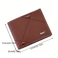 Men's Leather Wallet with Money Clip