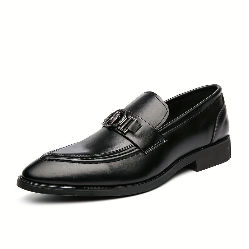 Men's Almond Toe Loafer Shoes Non-slip Slip On Shoes Spring And Summer