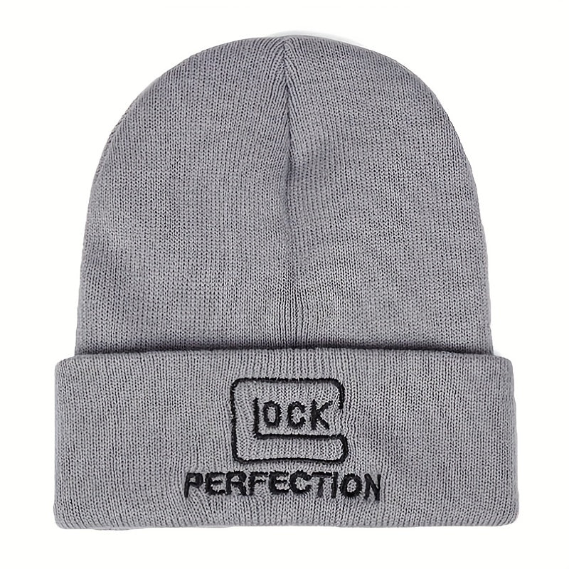 Sport Knit Beanie Hat Letter Printing Autumn Winter Warm Ski Hat Men Women