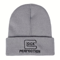 Sport Knit Beanie Hat Letter Printing Autumn Winter Warm Ski Hat Men Women