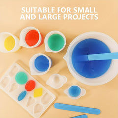 Silicone Measuring Cups Set For Resin 600&100ml