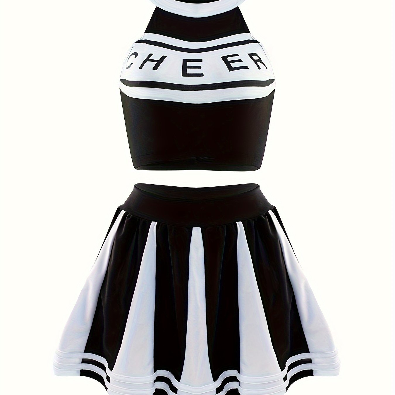 Women's Cosplay Costume Halter Top Mini Skirt