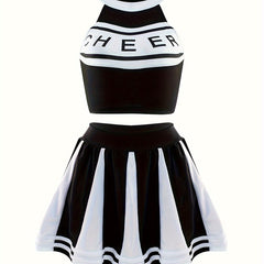 Women's Cosplay Costume Halter Top Mini Skirt
