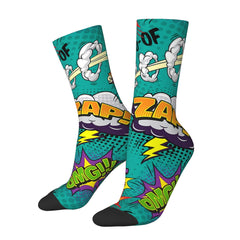 Funny Novelty Crew Socks Crazy Design