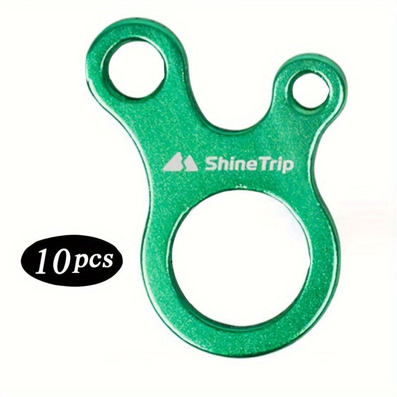 10pcs Tent Buckle With 3 Holes Tensioner for Camping