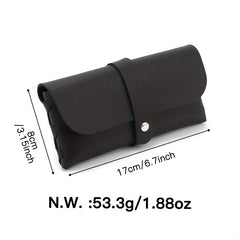 Magnetic Glasses Bag PU Leather Sunglasses Case Cover