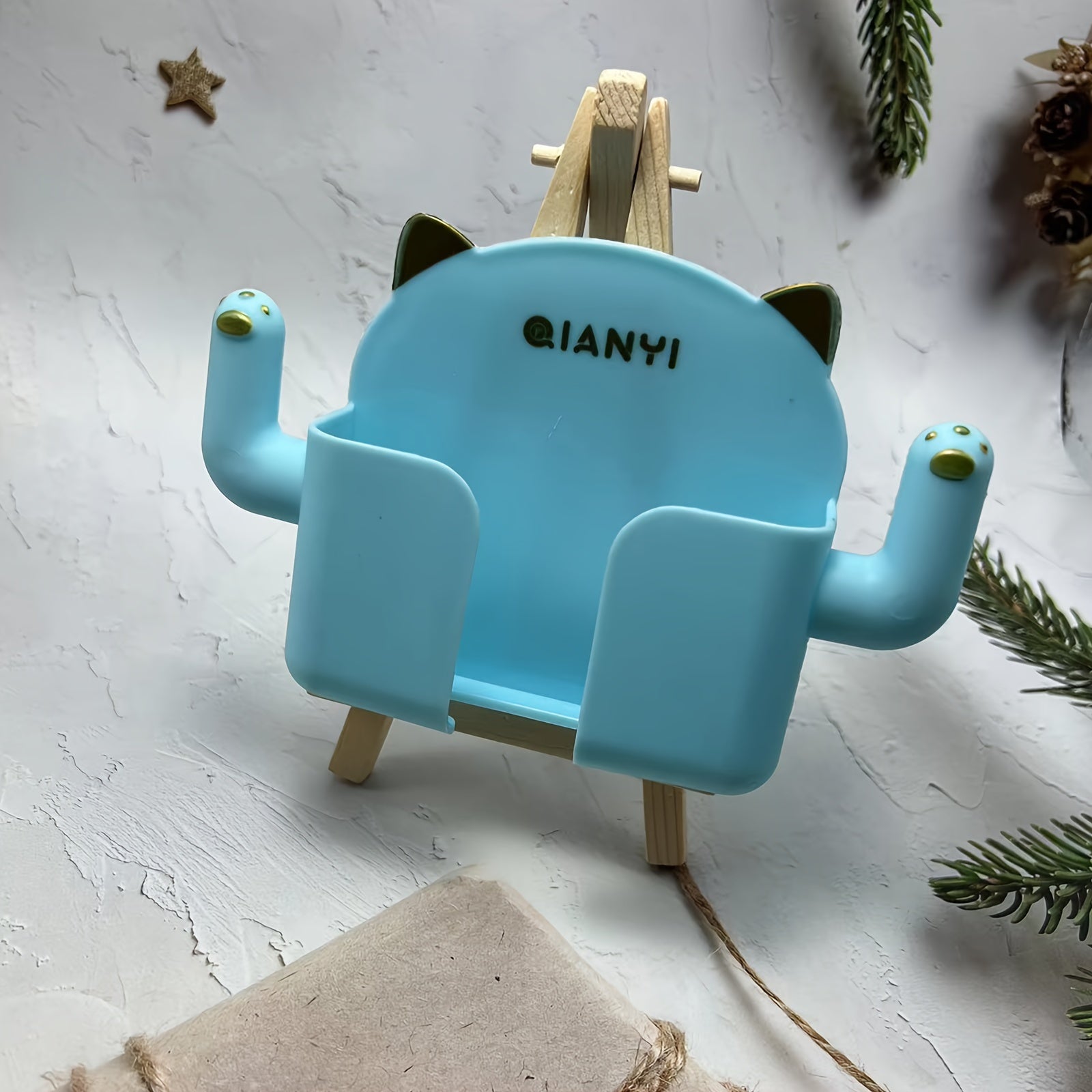 Mobile Phone Holder Hooks Bedside Placement Rack Wall Hanging