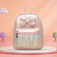 Cartoon Bowknot Backpack for Kids