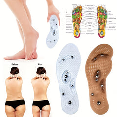 2pcs Acupressure Magnetic Massage Foot Therapy Pain Relief Insoles