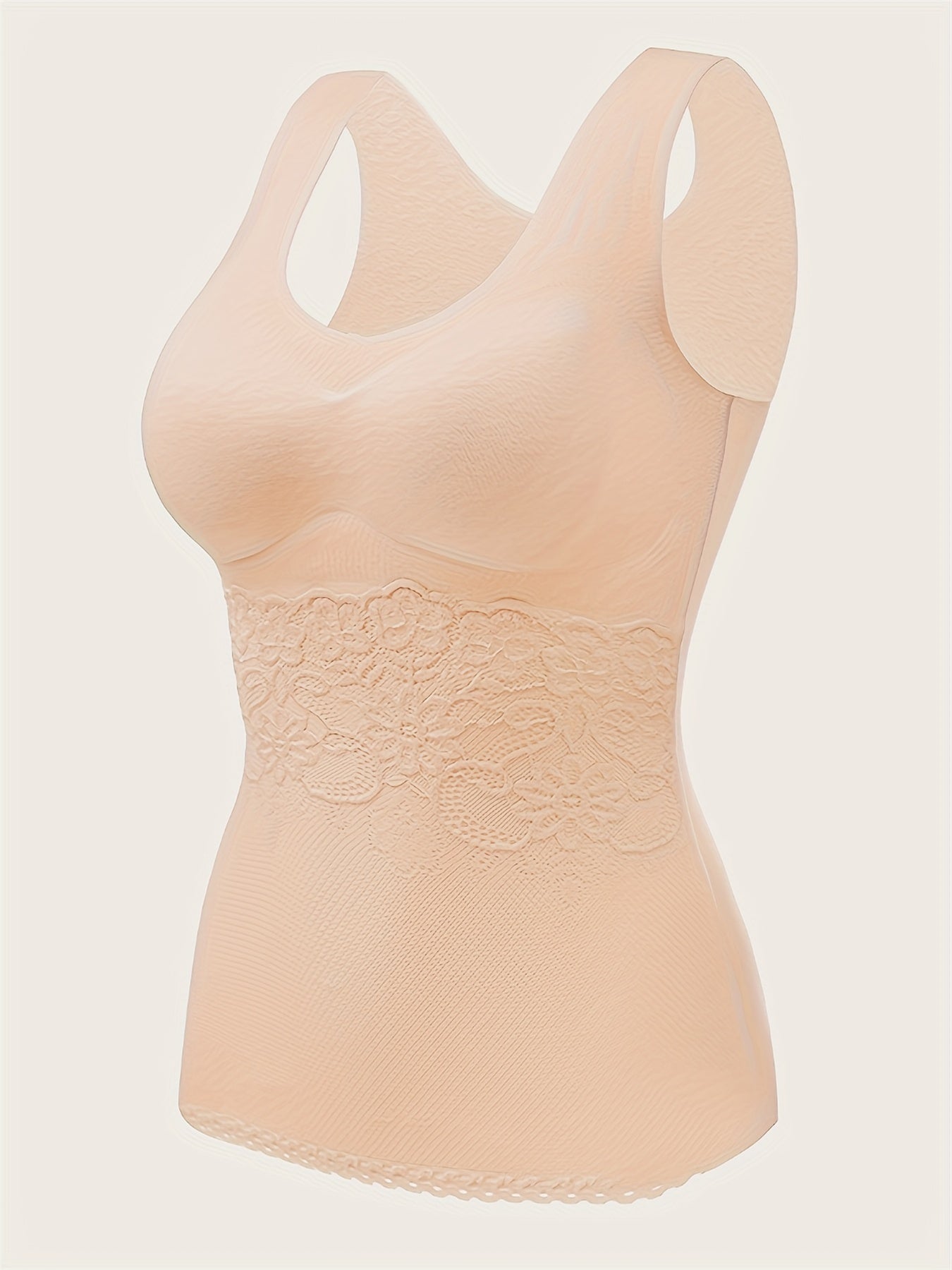 Floral Pattern Tank Top V-Neck Sleeveless Thermal Top