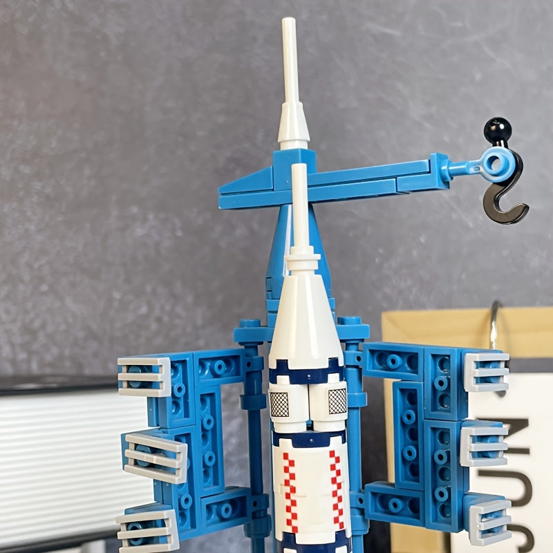 Space Rocket Spaceship Building Blocks Educational Toy